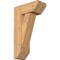 Ekena Millwork Traditional Slat Smooth Bracket w/ Offset Brace, Western Red Cedar, 7 1/2"W x 18"D x 30"H BKT0806X18X30TRA06SWR - alternate 1